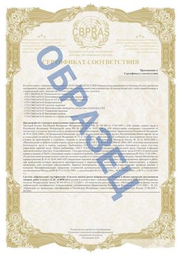 Образец Приложение к СТО 01.064.00220722.2-2020 Чертково Сертификат СТО 01.064.00220722.2-2020 